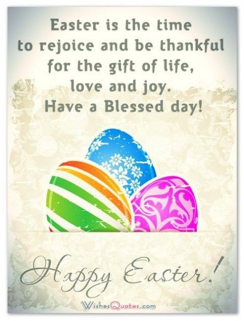 Easter Quotes For Kids
 Easter Is The Time To Rejoice And Be Thankful For The Gift