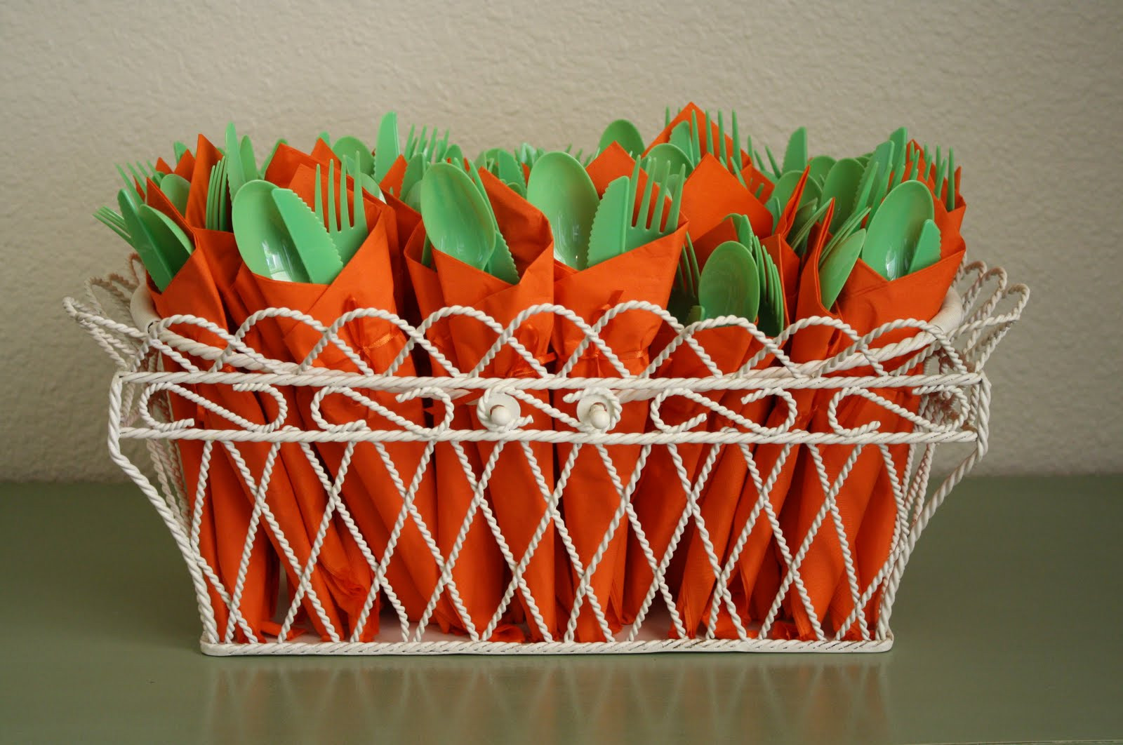 Easter Themed Party Ideas For Adults
 Easter Party Carrot Cutlery