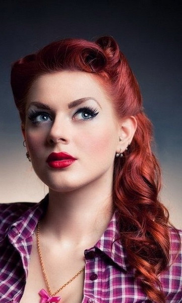 Easy 50S Hairstyles
 15 Pin up hairstyles easy to make yve style