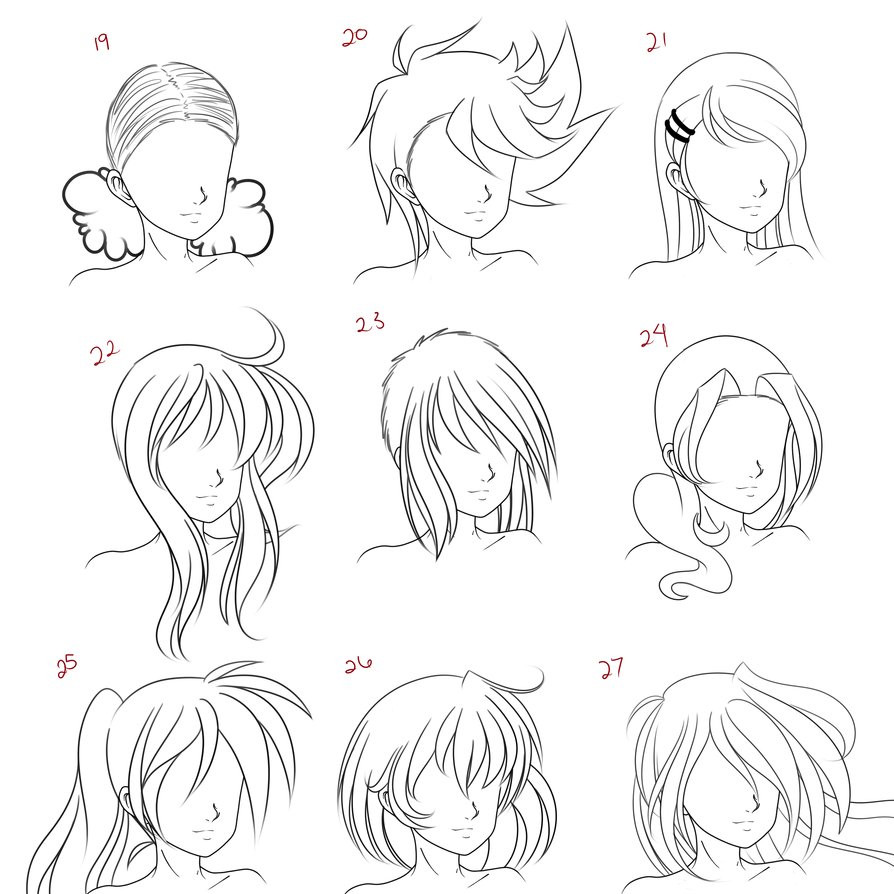 Easy Anime Hairstyles
 Cute Anime Hairstyles trends hairstyle