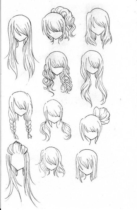 Easy Anime Hairstyles
 Anime Hair 2 by LoveAsianMusic on DeviantArt