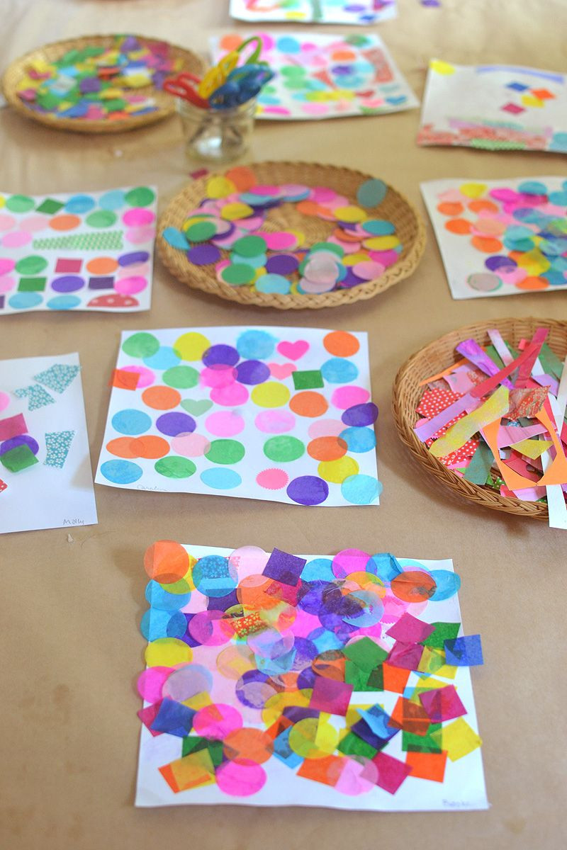 Easy Art Activities Preschoolers
 Easy Shapes Collage