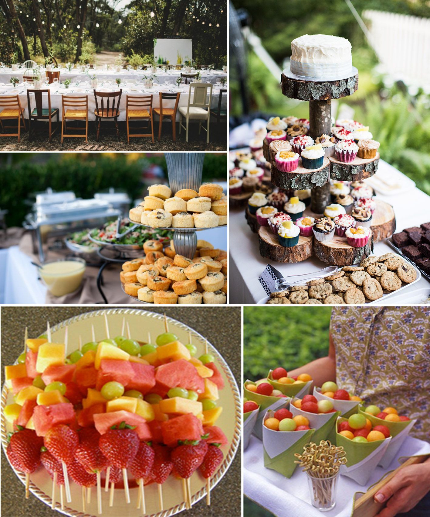 Easy Backyard Party Ideas
 backyard wedding reception food ideas
