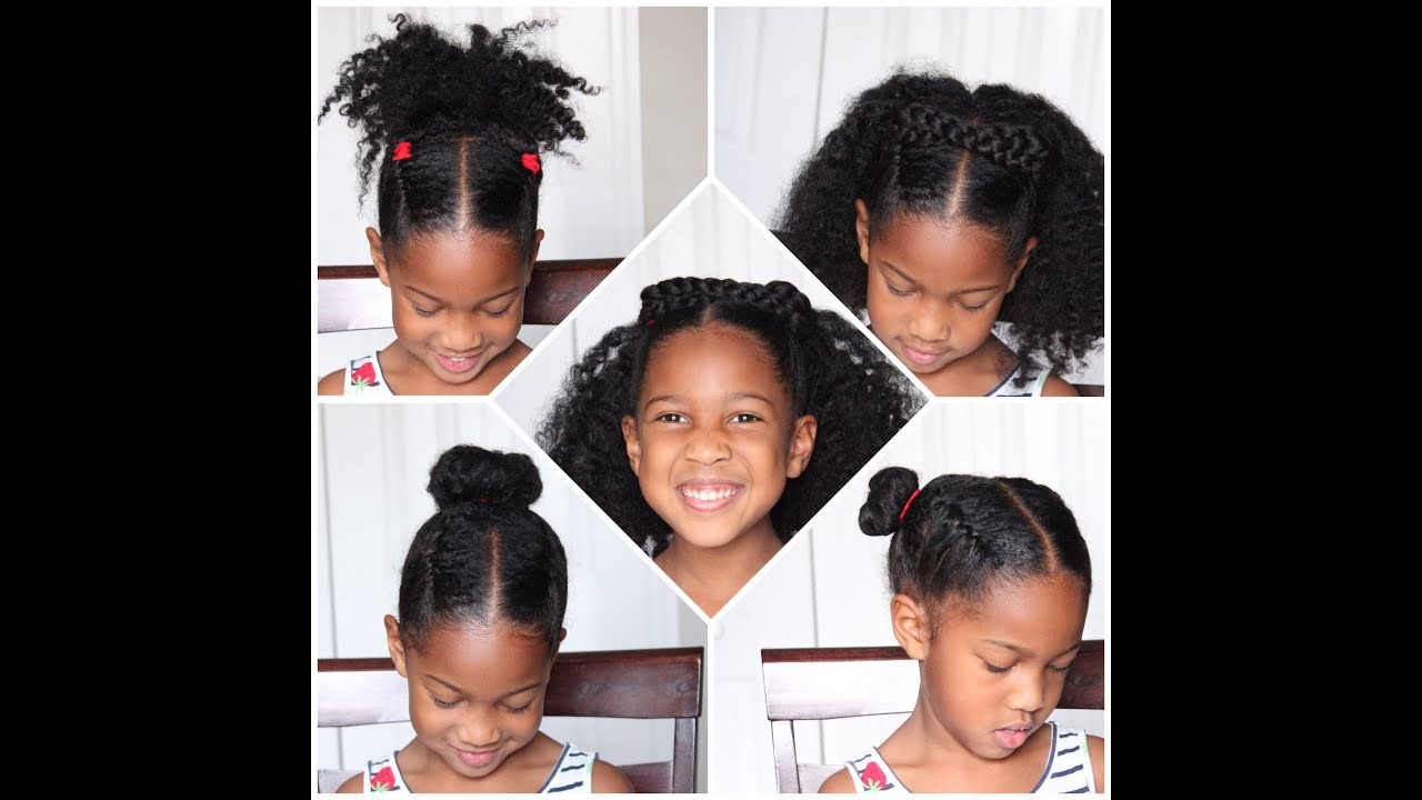 Easy Black Girl Hairstyles For School
 4 EASY Back to School Natural Hairstyles for KIDS
