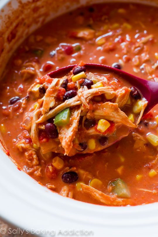 Easy Chicken Chili Slow Cooker
 My Favorite Slow Cooker Chicken Chili Recipe Sallys
