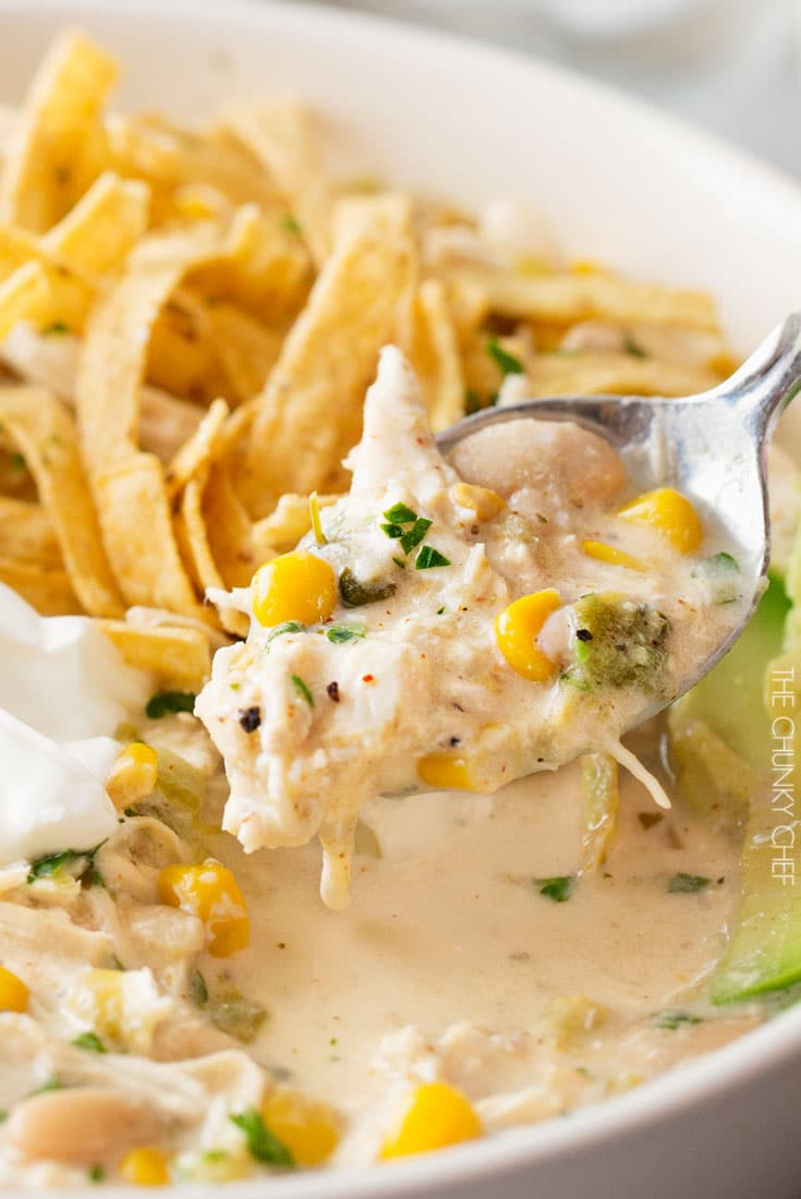 Easy Chicken Chili Slow Cooker
 Slow Cooker Creamy White Chicken Chili The Chunky Chef