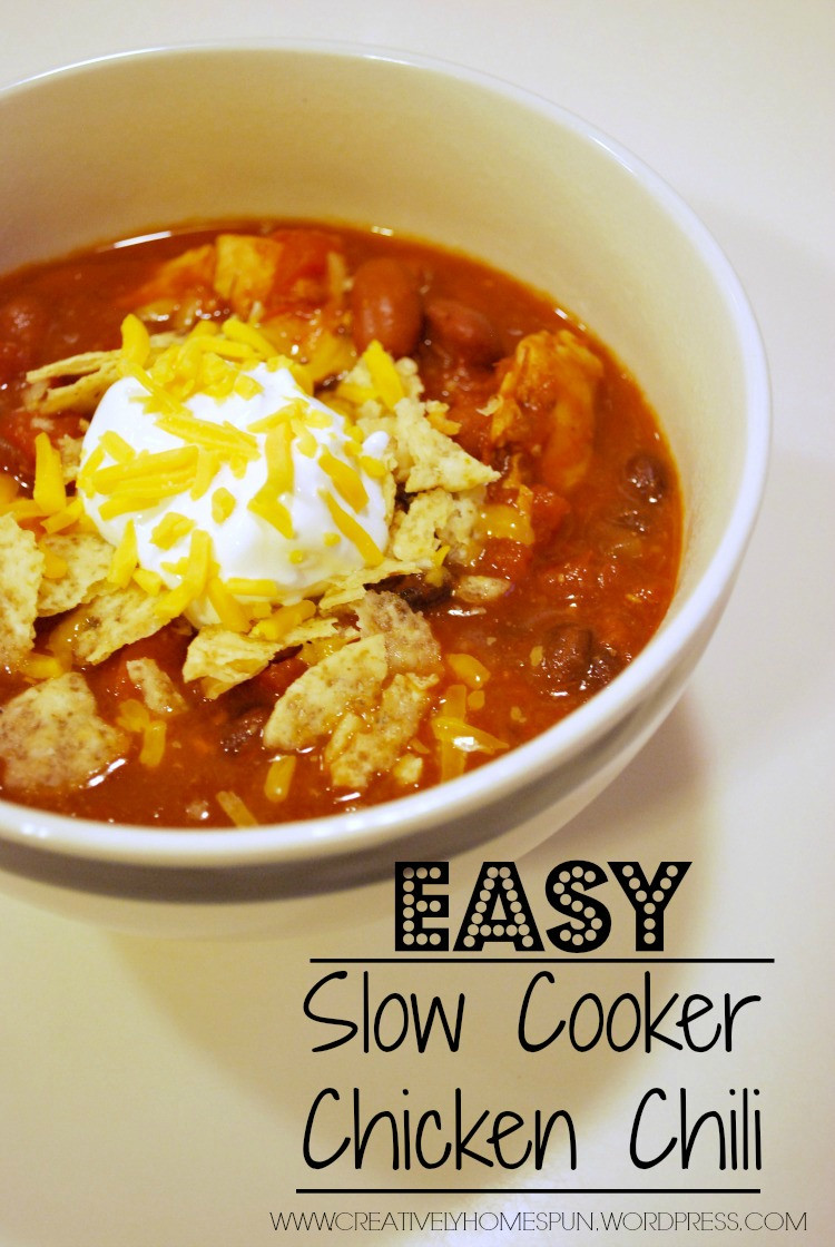 Easy Chicken Chili Slow Cooker
 Easy Slow Cooker Chicken Chili