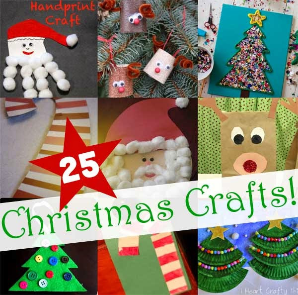 Easy Christmas Arts And Crafts
 25 Easy Christmas Crafts for Kids DIY Craft Projects