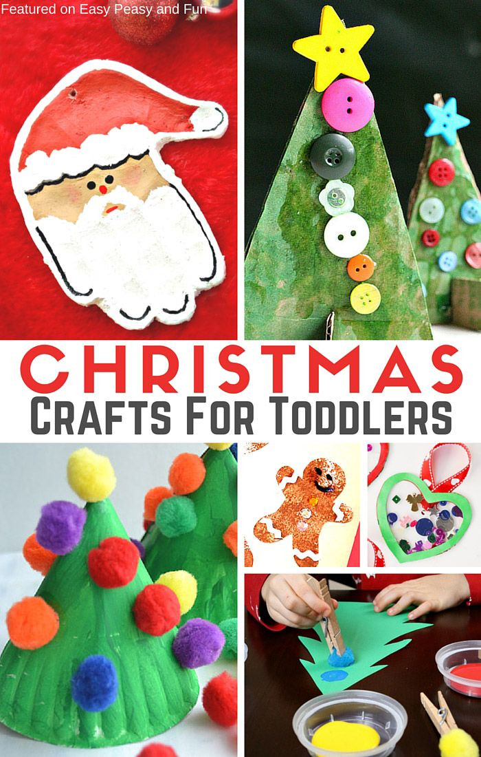 Easy Christmas Arts And Crafts
 Simple Christmas Crafts for Toddlers