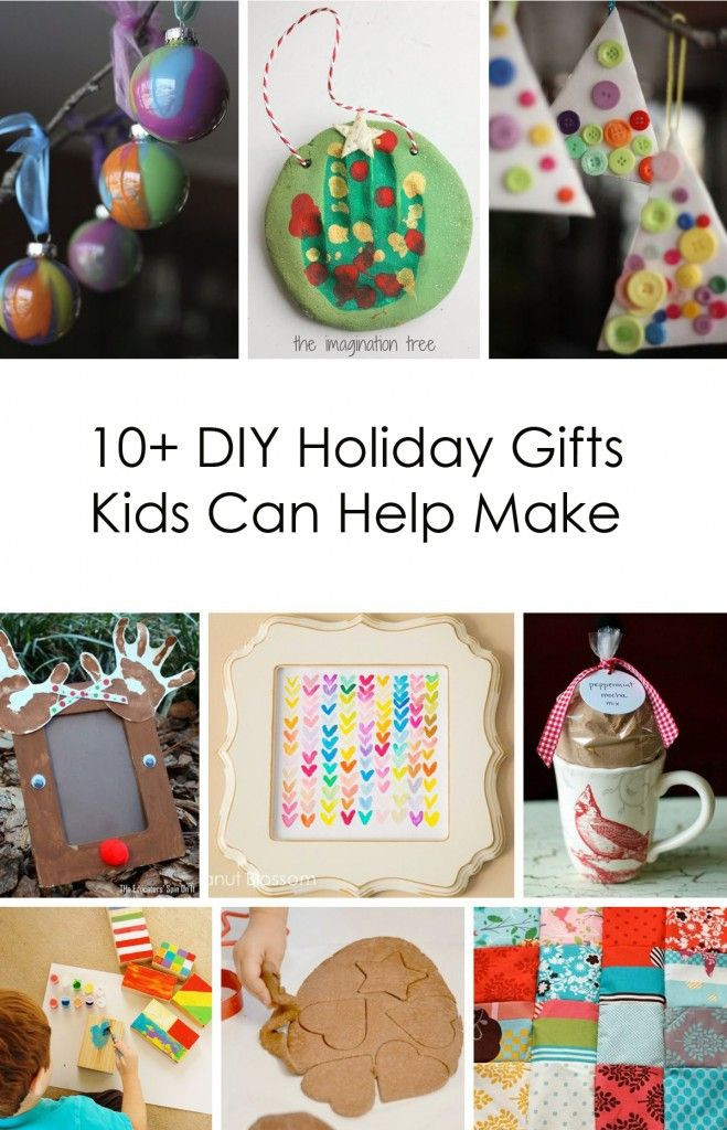 Easy Christmas Gift For Kids To Make
 10 DIY Holiday Gifts Kids Can Help Make