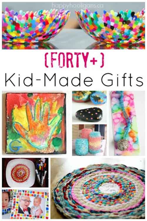 Easy Christmas Gift For Kids To Make
 40 Fabulous Gifts Kids Can Make