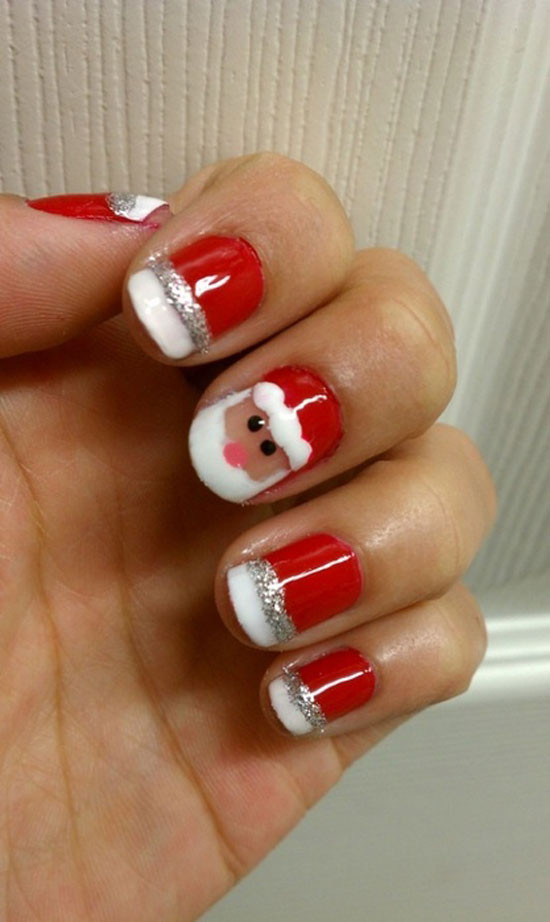 Easy Christmas Nail Ideas
 15 Simple & Easy Christmas Nail Art Designs & Ideas 2012