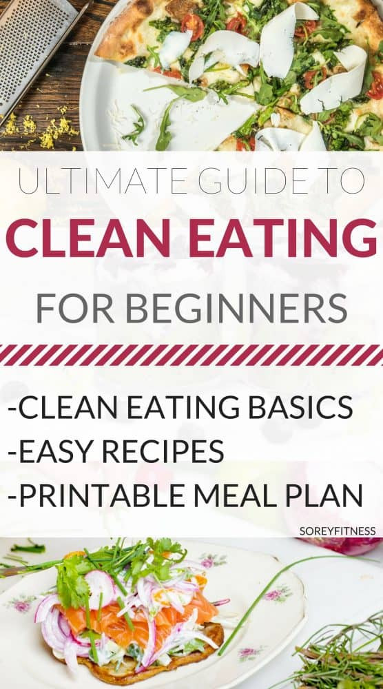 Easy Clean Eating Meal Plan
 Clean Eating for Beginners [Ultimate Guide Printable