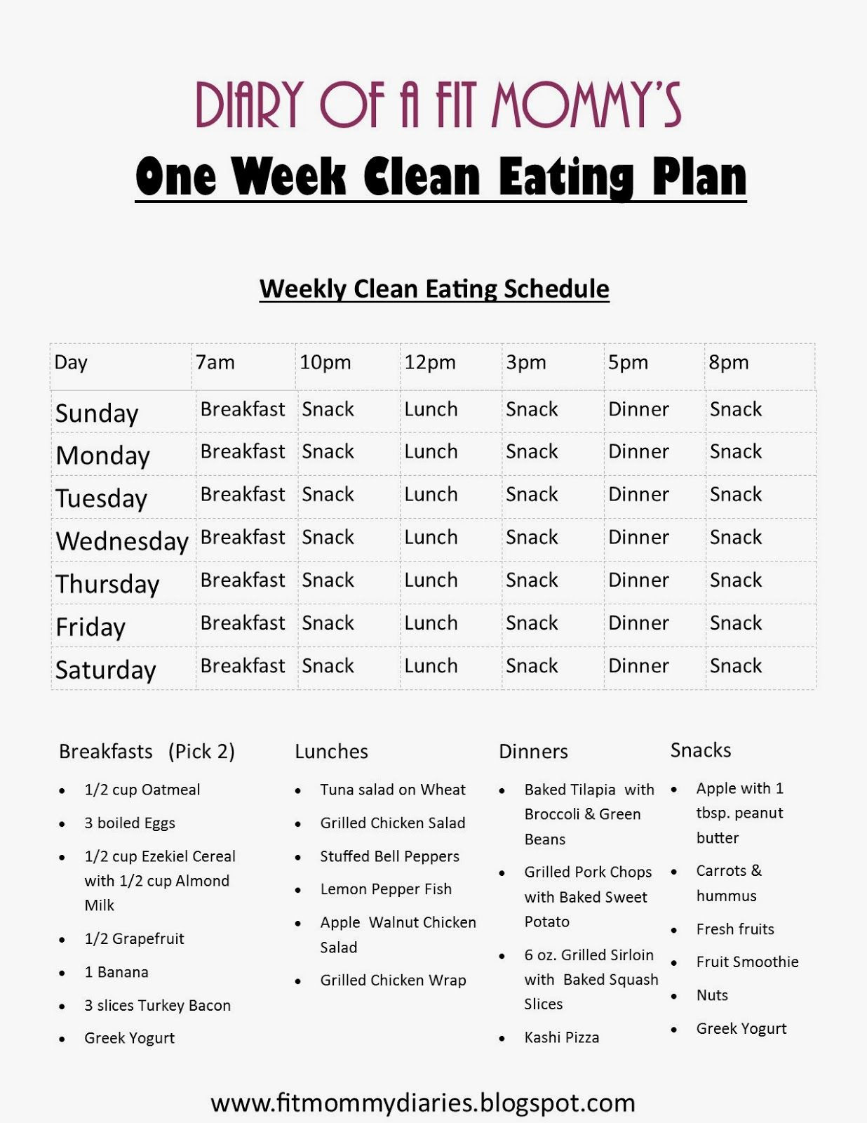 Easy Clean Eating Meal Plan
 This two week family meal plan will change your life