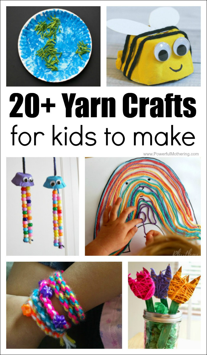 Easy Crafts For Children
 20 Absolutely Fantastic Easy Yarn Crafts for Kids to Make