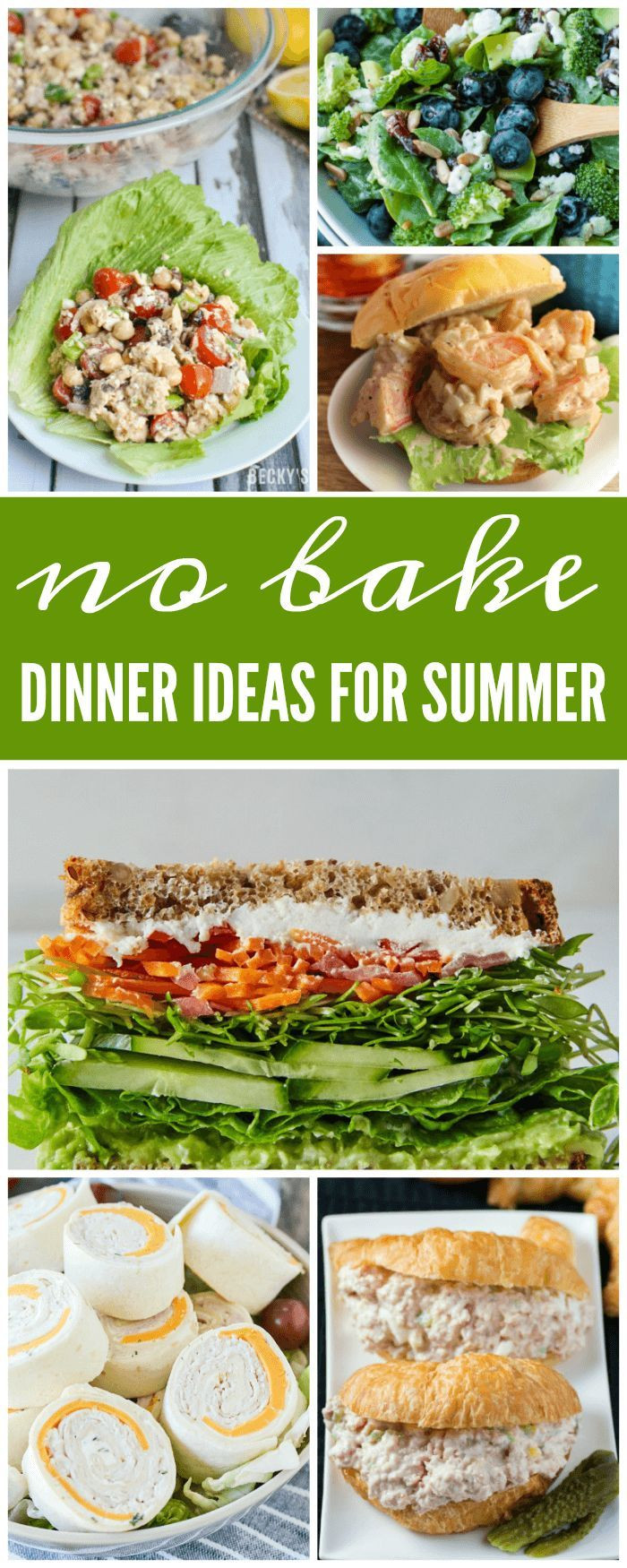 Easy Dinner Party Ideas For 8
 No Bake Dinner Ideas for Summer perfect backyard barbecue