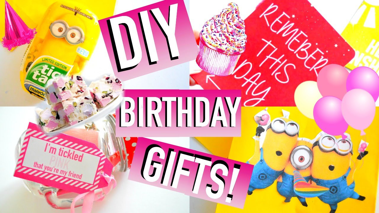 Easy Diy Birthday Gifts
 DIY Birthday Gift Ideas Easy & Affordable ♡
