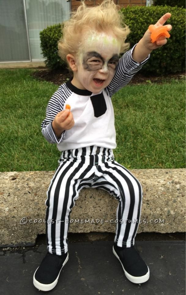 Easy DIY Costumes For Toddlers
 Cute DIY Beetlejuice Costume for a Toddler