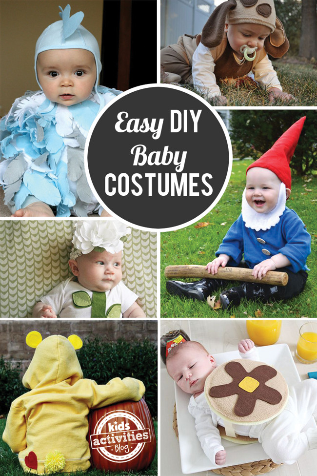 Easy DIY Costumes For Toddlers
 Easy Homemade Halloween Costumes for Baby