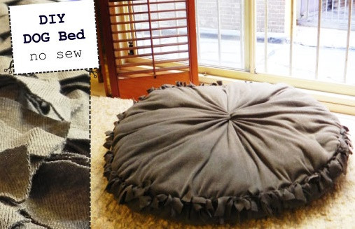Easy DIY Dog Beds
 DIY Dog Bed – Super Easy NO SEW – luigi & me