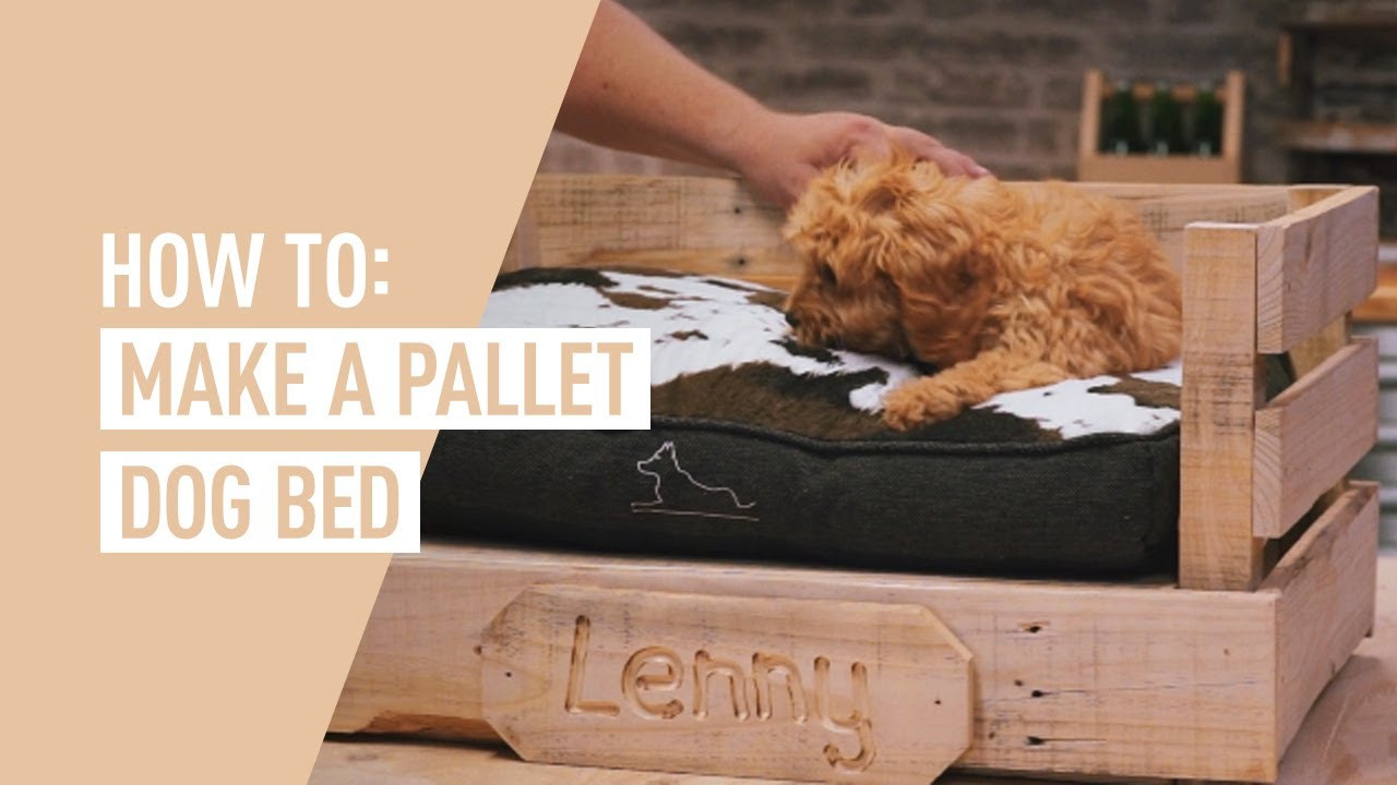 Easy DIY Dog Beds
 DIY Pallet Dog Bed Ozito