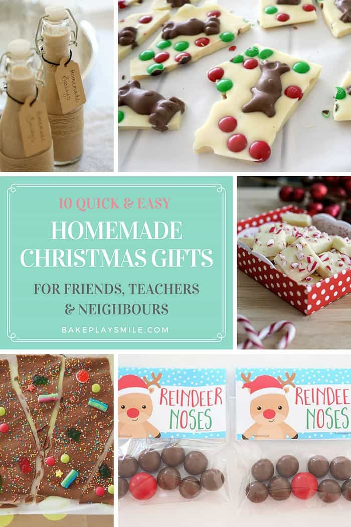 Easy DIY Gifts For Friends
 10 Quick & Easy Homemade Christmas Gifts for Teachers
