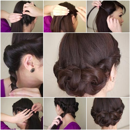 Easy Diy Haircuts
 DIY Simple and Awesome Twisted Updo Hairstyle