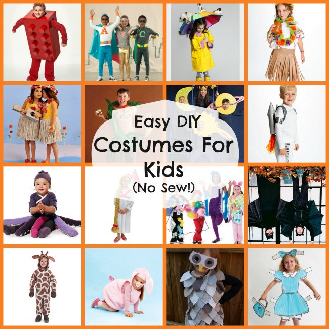 Easy DIY Halloween Costumes For Kids
 16 DIY Easy Costumes For Kids No Sew