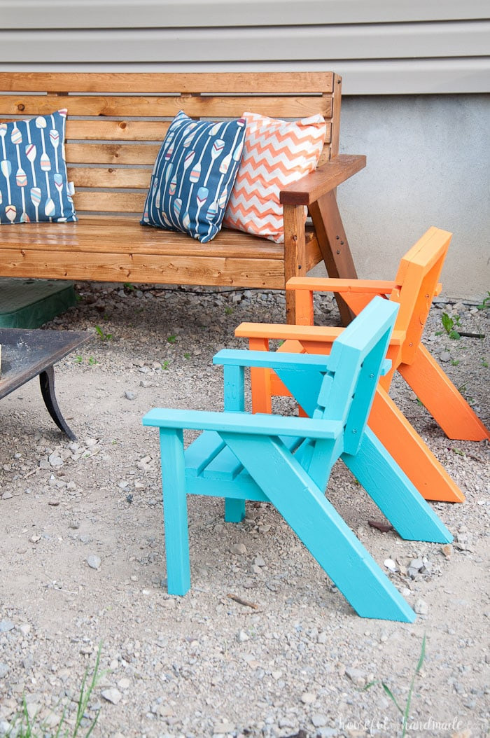 Easy DIY Outdoor Furniture
 Easy DIY Kids Patio Chairs a Houseful of Handmade