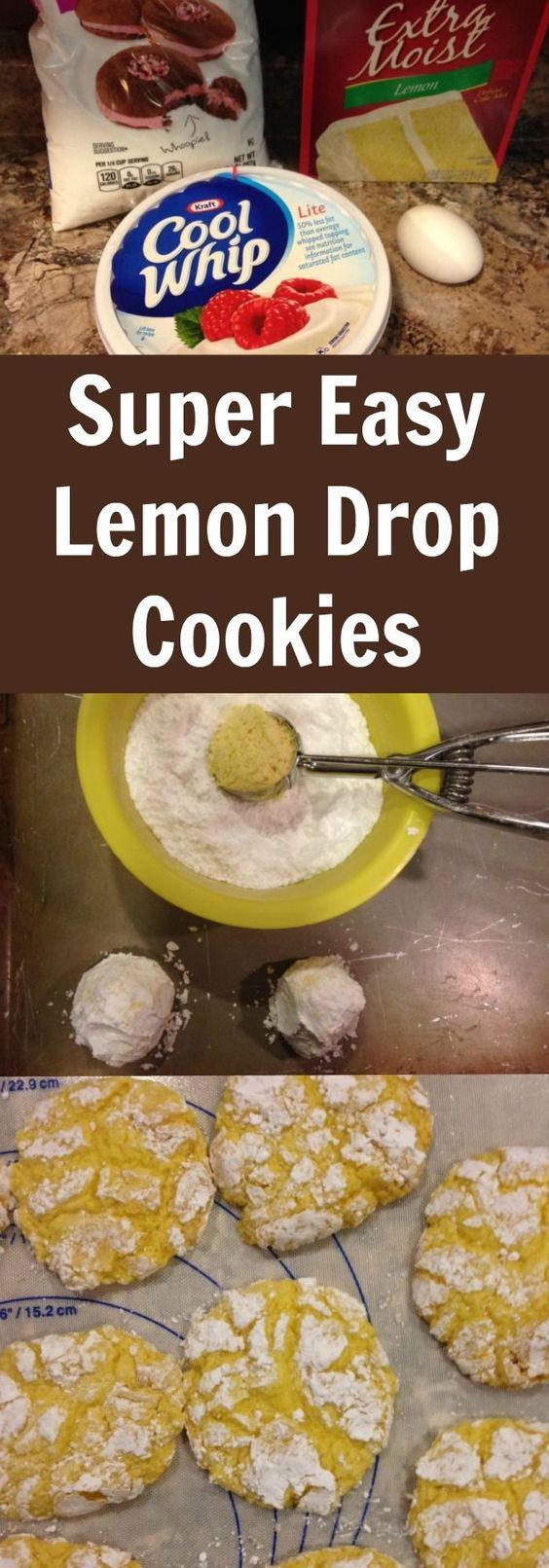 Easy Drop Cookies
 Super Easy Lemon Drop Cookie Recipe