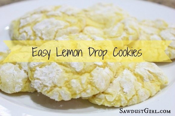 Easy Drop Cookies
 Easy Lemon Drop Cookie Recipe Sawdust Girl