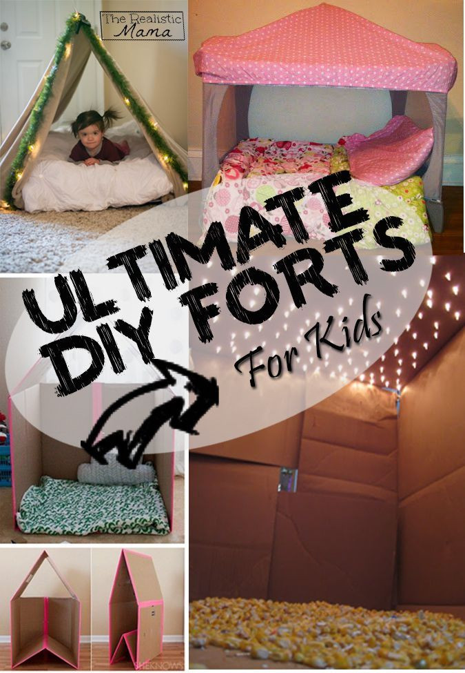 Easy For Kids
 Ultimate DIY Forts Real Fun Kids & Family Ideas