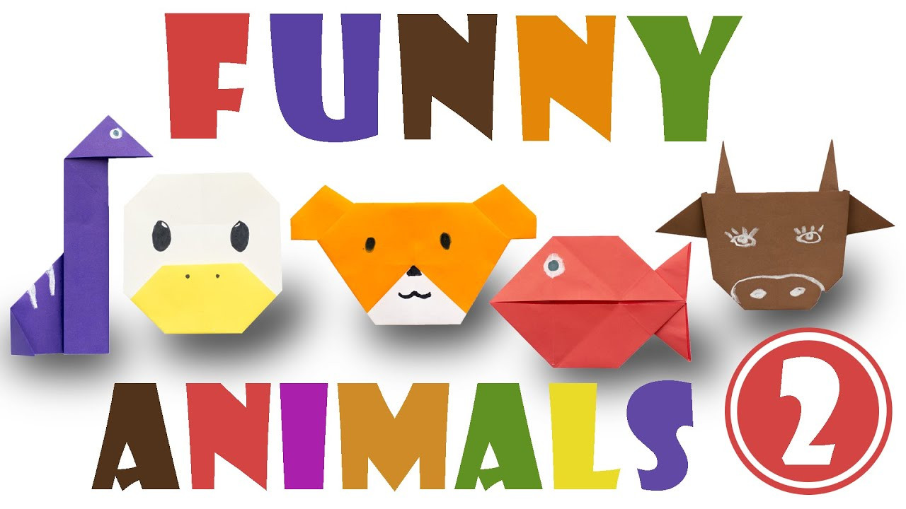 Easy For Kids
 Origami for kids Top 5 easy origami animals 2
