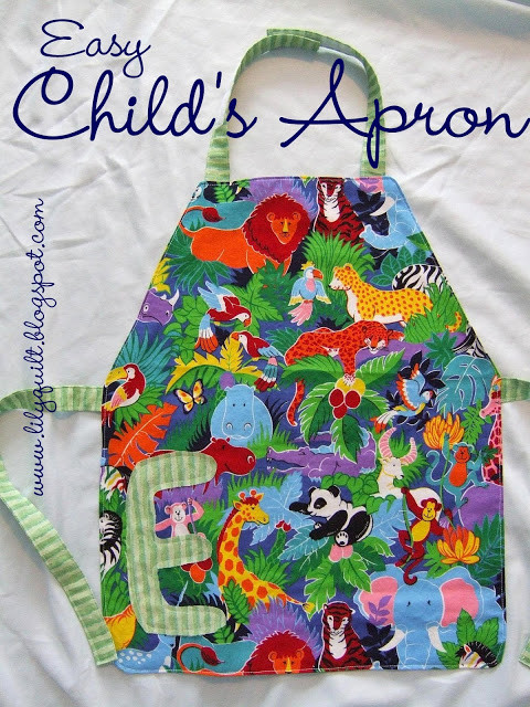 Easy For Kids
 Lilyquilt Easy Child s Apron Tutorial