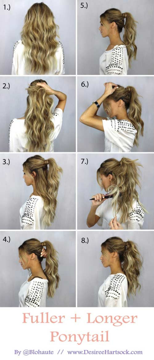 Easy Hairstyle For Long Thin Hair
 20 Terrific Hairstyles For Long Thin Hair
