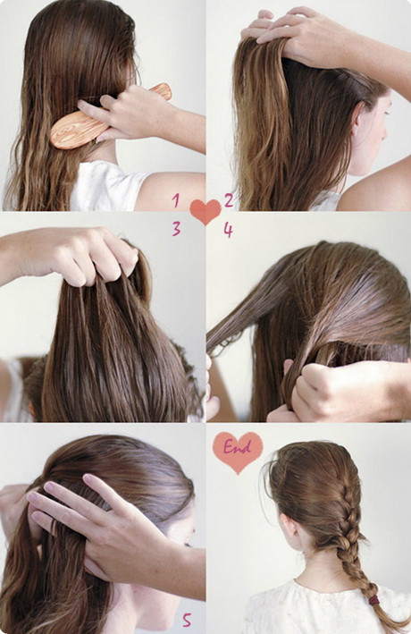 Easy Hairstyle Steps
 Easy step by step hairstyles for long hair