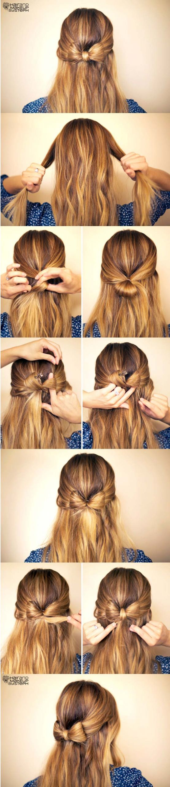 Easy Hairstyle Steps
 Super Easy Step by Step Hairstyle Ideas fashionsy