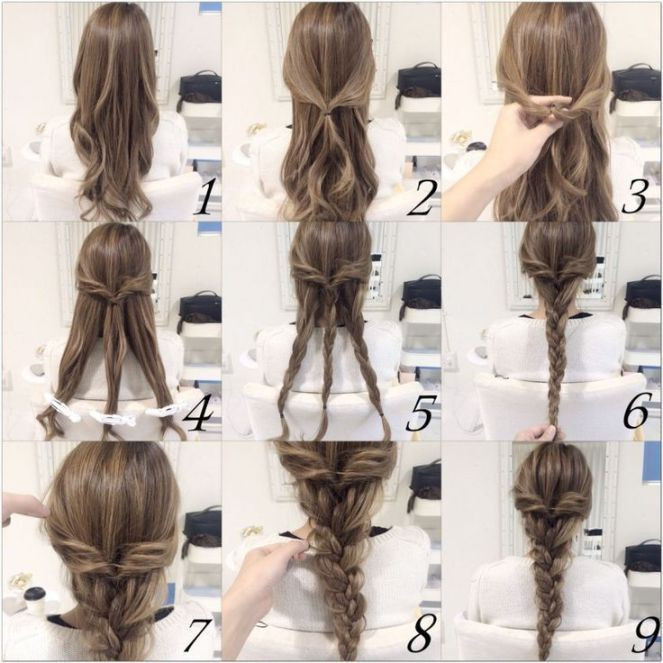 Easy Hairstyle Steps
 10 Quick and Easy Hairstyles Step by step