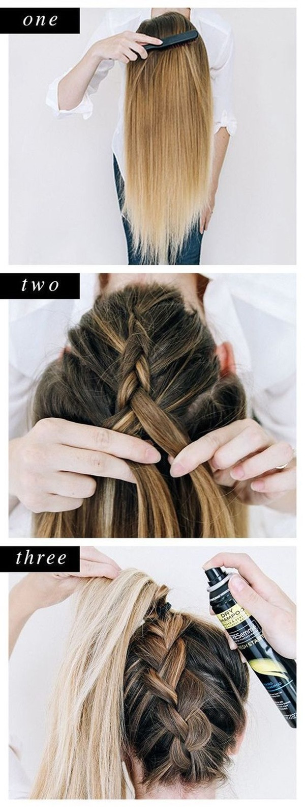 Easy Hairstyle Steps
 40 Easy Step By Step Hairstyles For Girls