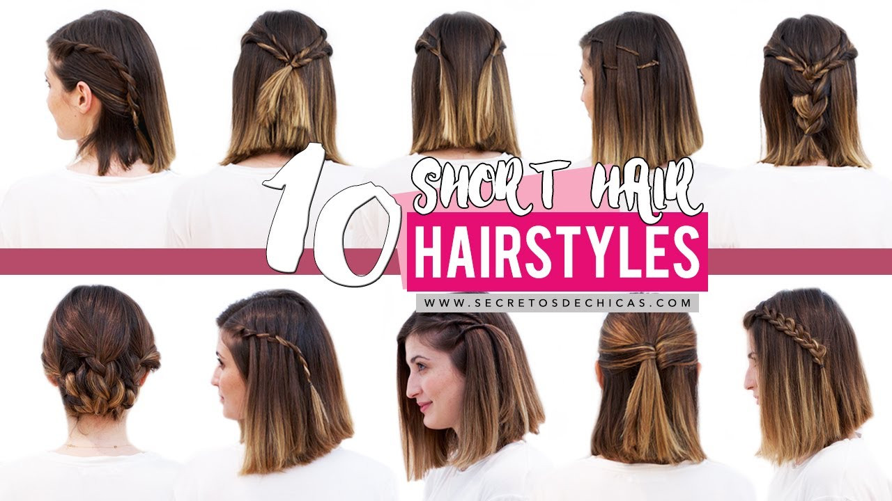 Easy Hairstyles For Short Hair Step By Step
 10 Quick and easy hairstyles for short hair