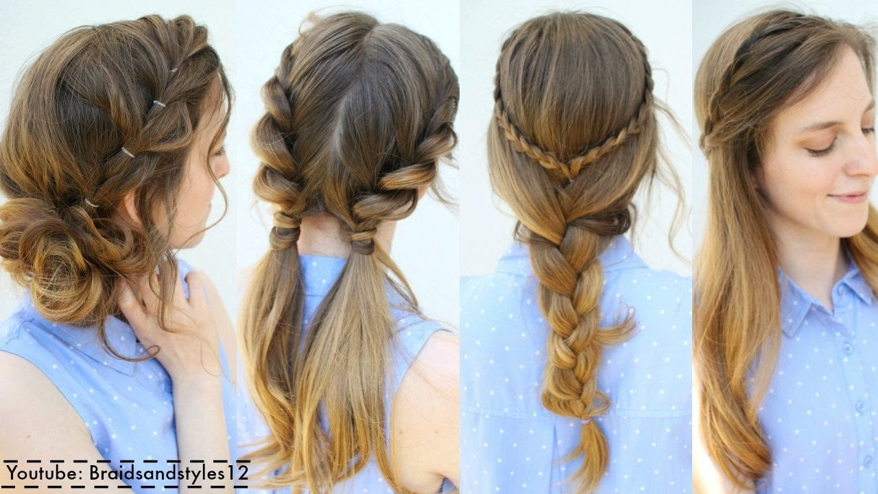 Easy Hairstyles For Summers
 4 Easy Summer Hairstyle Ideas