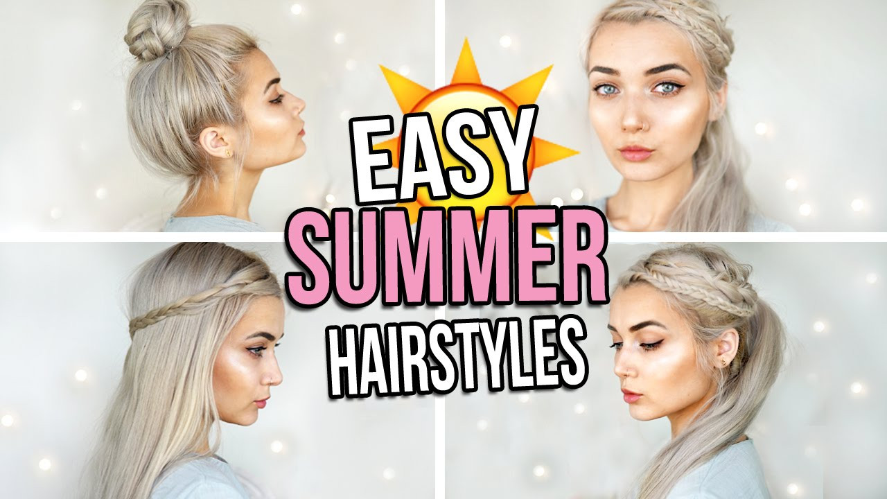 Easy Hairstyles For Summers
 CUTE & EASY BRAIDED SUMMER HAIRSTYLES