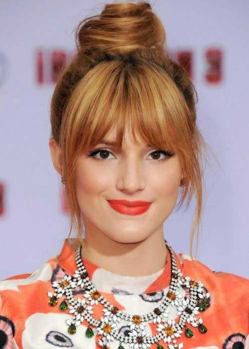 Easy Hairstyles With Bangs
 20 Bun Hairstyles with Bangs