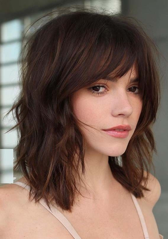 Easy Hairstyles With Bangs
 Pin on Hair