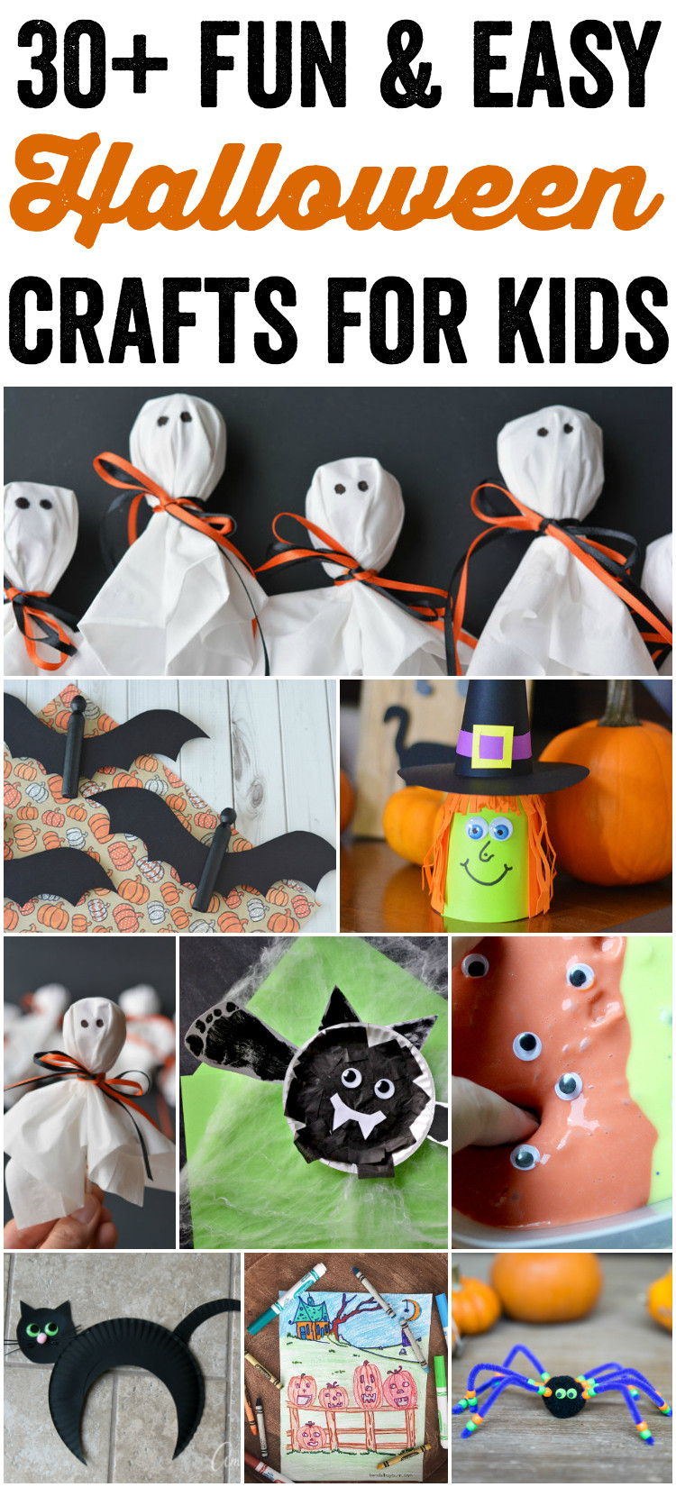 Easy Halloween Crafts For Kids
 Fun and Easy Halloween Crafts for Kids