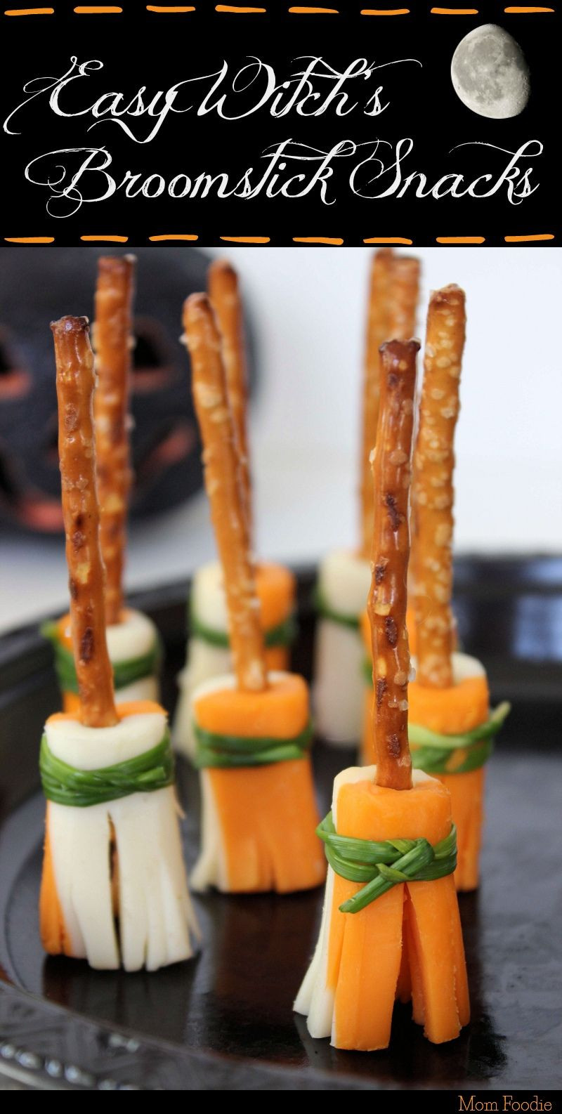 Easy Halloween Party Finger Food Ideas
 Witch s Broomstick Snacks Easy Halloween Party Appetizer