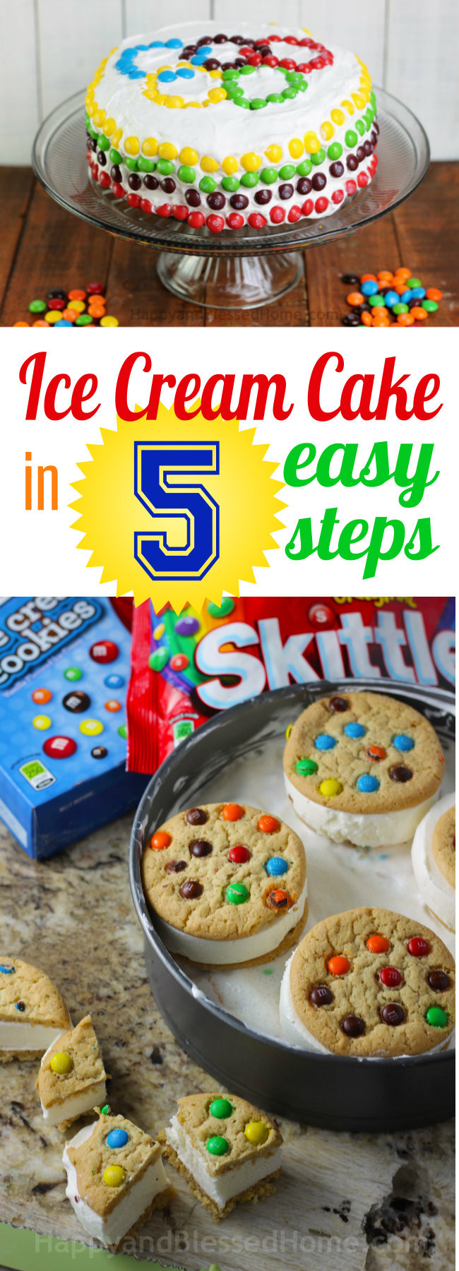 Easy Ice Cream Cake Recipes For Kids
 5 Step Easy Ice Cream Cake Recipe and FREE Olympic