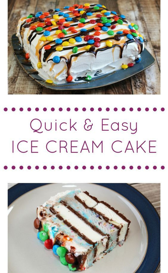 Easy Ice Cream Cake Recipes For Kids
 Quick and easy Ice Cream Cake Recipe