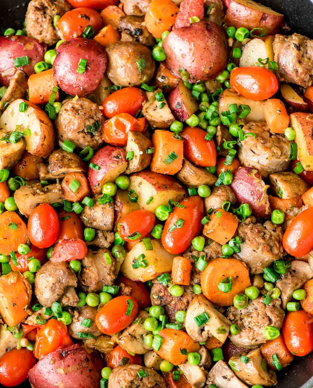 Easy Italian Sausage Recipes
 Italian Sausage Skillet with Ve ables and Potatoes