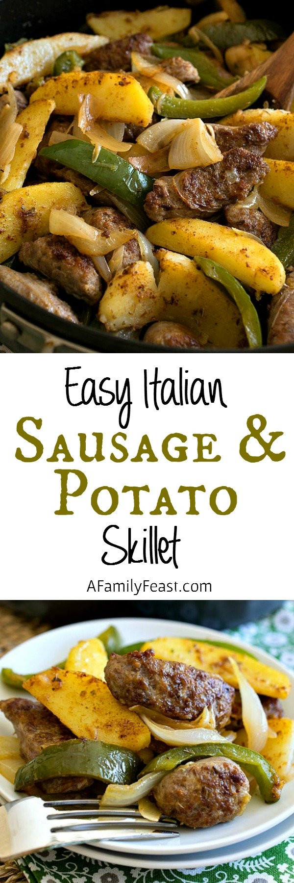 Easy Italian Sausage Recipes
 Easy Italian Sausage and Potato Skillet A Family Feast